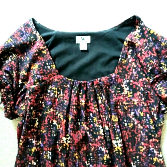 NEW WOMEN'S SHORT SLEEVE TOP SIZE SMALL WORTHINGTON - Picture 2 of 3